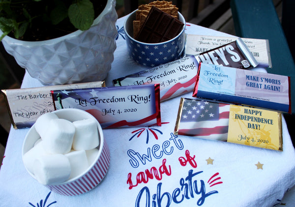 Statue of Liberty Candy Bar Wrapper for Fundraising, Marketing, Celebrations - Sweet Overtures