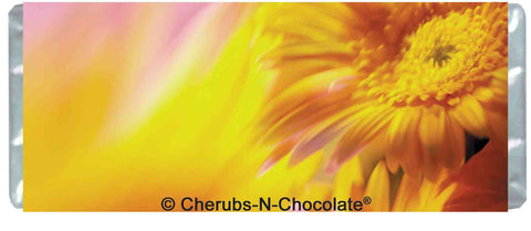 Yellow Daisy Candy Bar Wrapper for All Occasions - Sweet Overtures