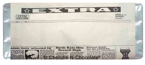 Multi-Purpose Headlines Candy Bar Wrapper *Discontinued* - Sweet Overtures