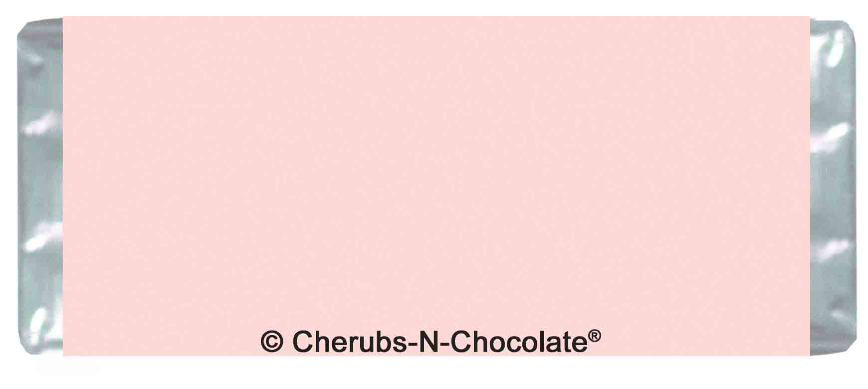 Solid Pink Pastel Colored Candy Bar Wrapper to Design Your Own - Sweet Overtures