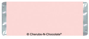 Solid Pink Pastel Colored Candy Bar Wrapper to Design Your Own - Sweet Overtures
