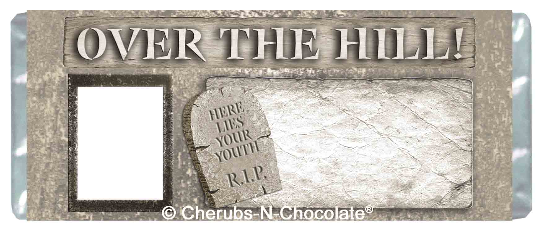 Over the Hill Birthday Candy Bar Wrapper - Sweet Overtures