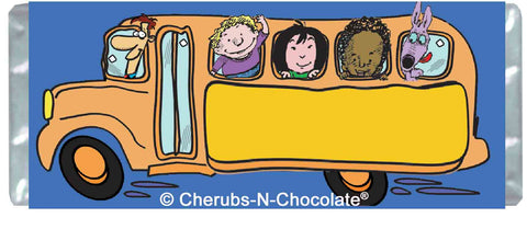 School Bus Candy Bar Wrapper for Fundraising (Special Order) - Sweet Overtures