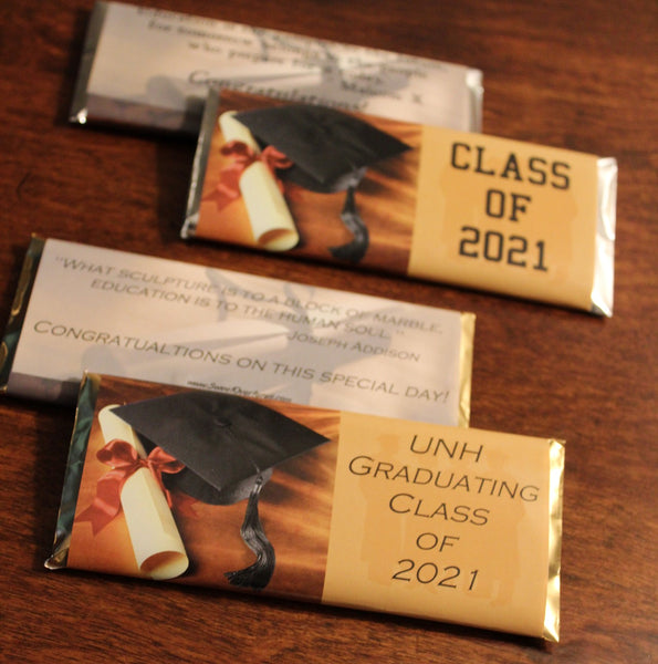 Traditional Graduation Candy Bar Wrapper - Sweet Overtures