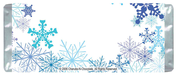 Snowflakes Candy Bar Wrapper - Sweet Overtures