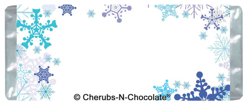 Snowflakes Candy Bar Wrapper - Sweet Overtures