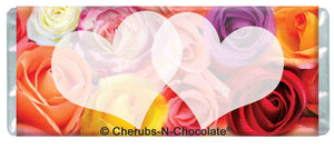 Color My Heart Stunning Candy Bar Wrapper for Weddings, Showers, Anniversaries or Valentine's Day! - Sweet Overtures